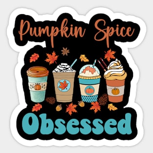 Pumpkin Spice Obsessed Sticker